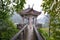 Pagoda in the small Small city Yangshuo, China