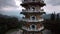 Pagoda On The Sun Moon Lake In Taiwan