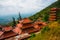 Pagoda,Temples. Asia. Vietnam.Phan Thiet. summer.