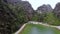 Pagoda Am Tien Ninh Binh Great Tinh CoC . Vietnam . drone