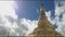 Pagoda, time lapse view of famous Buddhist landmark in Yangon, Myanmar Burma