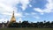 Pagoda, time lapse view of famous Buddhist landmark in Yangon, Myanmar Burma