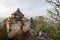 A pagoda on the top of Khao Nor at Nakhon Sawan, Thailand.