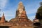 The Pagoda was Closed for Repairs in King Borommarachathirat II of the Ayutthaya Kingdom called Ratburana Temple