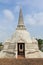 Pagoda Wat Phrasisanpetch white color