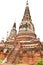 Pagoda of Wat Yai Chai Mongkol in Ayutthaya