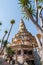 Pagoda and yucca trees