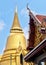 Pagodas and Chapel at Wat Phra Kaew in Bangkok, Thailand