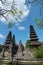 The pagodas inside Pura Taman Ayun in Bali, Indonesia.
