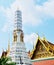 Pagodas and Monastery at Wat Phra Kaew in Bangkok, Thailand