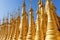 Pagodas at Shwe Indein Pagoda