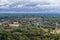 Pagodas and spires of the temples in Bagan, Myanmar