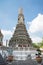 Pagodas in Wat Arun temple, Bangkok Thailand