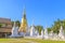 Pagodas at Wat Suan Dok Temple in Chiang Mai, North of Thailand