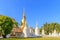 Pagodas at Wat Suan Dok Temple in Chiang Mai, North of Thailand