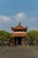 Pagota atthe temple of Emperor Le Dai Hanh in Vietnam