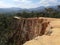 Pai Canyon wonderful scenic spot in Northern Thailand, Kong Lan panoramic view with narrow trail