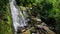 Pai sritong waterfall(golden bamboo waterfall), natural tourist attraction in Phitsanulok province, Thailand.