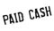 Paid Cash rubber stamp