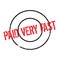 Paid Very Fast rubber stamp