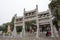 Paifang at Nanyang Memorial Temple of Wuhou (Nanyang Wuhouci). a famous historic site in Nanyang, Henan, China.