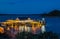 Paihia wharf in Bay of Islands, Far North District, Northland, N