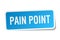 pain point square sticker