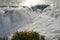 Paine cascade in Torres del Paine National Park.