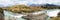 Paine River Cascade Panoramic View, Patagonia Chilena