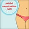 Painful menstruation cycle