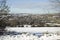 Painswick in snow, Gloucestershire, Cotswolds, UK