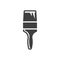 Paint brush icon. Narrow brush. Vector on a white background.