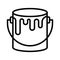 Paint Bucket, bucket, color, paint fully editable vector icon