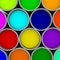 Paint cans color palette,