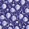 Paint dripping seamless vector pattern background. Periwinkle purple violet backdrop with liquid running brush stroke