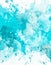 Paint pour drip splatter mobile turquoise aqua blue background texture