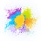 Paint Splash Color Festival Happy Holi India Holiday Traditional Celebration Greeting Cart