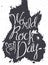 Paint Splashes with Guitar Shape for World Rock Day, Vector Illustration