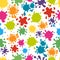 Paint splats pattern vector