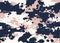 Paint stained camouflage repeat pattern