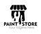 Paint store logo design concept