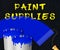 Paint Supplies Displays Painting Product 3d Illustration