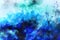 paint water smoke texture acrylic ink splash blue color glowing shiny fog cloud