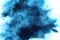 paint water smoke texture acrylic ink splash blue color glowing shiny fog cloud