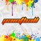 Paintball lettering - colorful banner