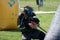 Paintball player