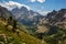 Paintbrush Canyon Trail in Grand Tetons National Park, Wyoming,