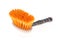 Paintbrush or small broom on white
