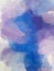 Painted background with scratches and large messy blue and purple brush strokes