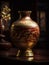 Painted Chinese vase of ancient dynasty